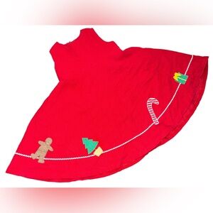 Betti Terell by Johnson Vintage Christmas Dress 24m 100% Cotton